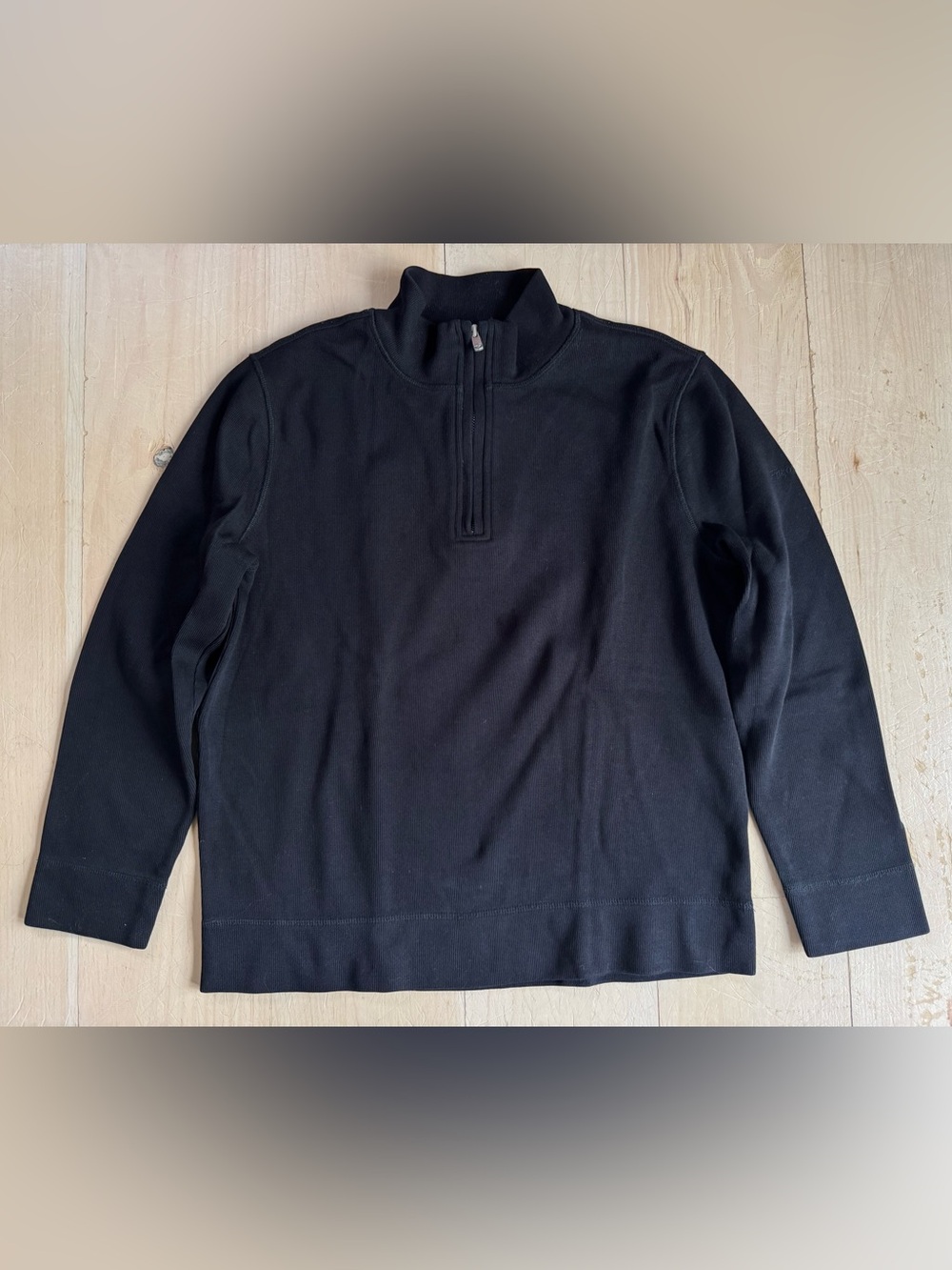 Faconnable Ribbed Quarter Zip